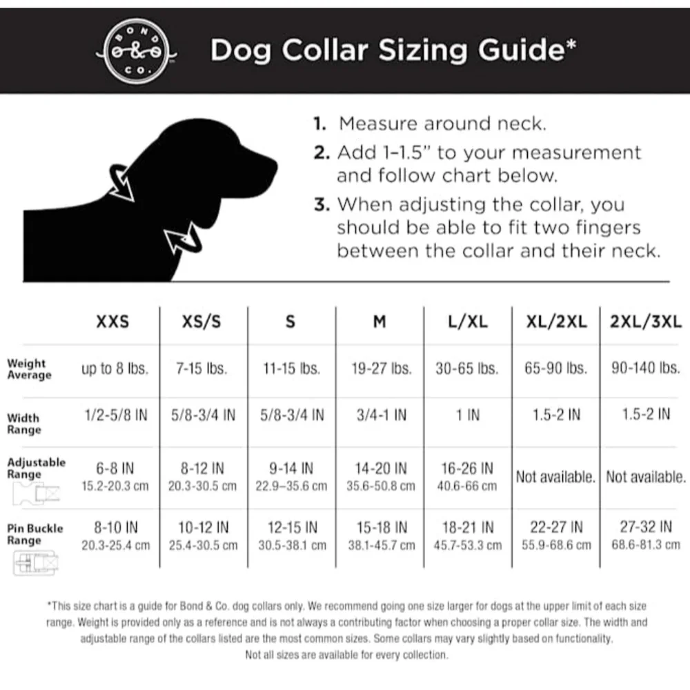Bond & Co Buffalo Check Adjustable Dog Collar-Size XS/S 8-12in